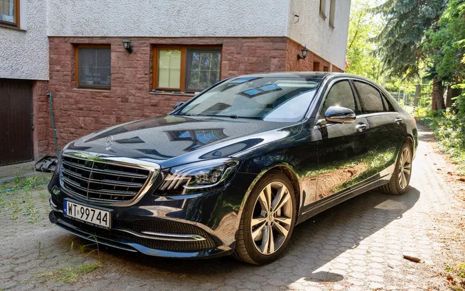 samochody osobowe Mercedes-Benz Klasa S cena 367000 przebieg: 33500, rok produkcji 2018 z Warszawa